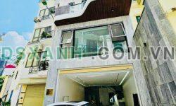 nhà đẹp Ngọc Lâm, 75m x 7tầng, mặt tiền 5.6m, thiết kế hiện đại, gara, full nội thất