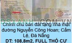 💥Chính chủ bán đất tặng nhà mặt đường Nguyễn Công Hoan; Cẩm Lệ, Đà Nẵng; 3,299 tỷ; 0905161288
