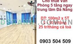 ✨Cho thuê Văn Phòng 5 tầng ngay trung tâm Đà Nẵng; 0903504509