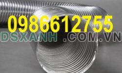ống nhôm nhún hút khí nóng chịu nhiệt 320 độ , chuyên hút , xả khí bếp nương, lò hơi , tiệm giặt là.tại Binh Dương
