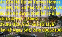 Bán Căn Hộ Dự án Tumys Homes Phú Mỹ, Thị xã Phú Mỹ, Bà Rịa Vũng Tàu