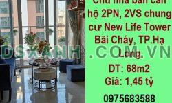 ⭐Chủ nhà bán căn hộ 2PN, 2VS chung cư New Life Tower Bãi Cháy, TP.Hạ Long; 1,45 tỷ; 0975683588