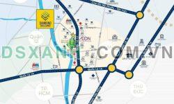 Căn hộ liền kề Aeon, mặt tiền quốc lộ 13 giá chỉ 1 tỷ 3