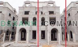 Bán lô biệt thự song lập diện tích 160 m2 giá chỉ 9,5 tỷ( giá đã bao gồm tiền đất + tiền xây thô 3 tầng 1 tum) tại dự