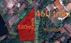 Bán gấp lô đất thổ vườn đường đê bao không dính quy hoạch giá 460 triệu