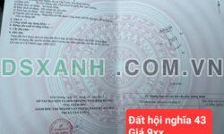 Chính chủ cần bán 6 lô đất Hội Nghĩa dt 83 m có 50 m thổ cư mỗi lô.