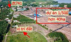Bán đất ngay mặt tiền đường đt741 Bình Phước