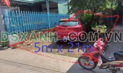 106 m2 đất Dĩ An, SR, ngay chiếc xe hơi đậu trên hình, gần HCM
