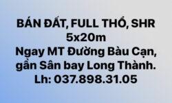 TÔI BÁN ĐẤT, FULL THỔ, SHR VÀ TIỀM NĂNG SINH LỜI CAO