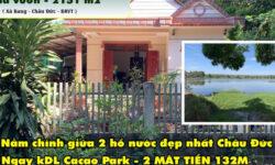 N052 – bán gấp siêu phẩm nhà mái Thái sát mép hồ 7 Mẫu full thổ cư nằm ngay KDL Cacao Park