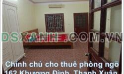 ✔️Chính chủ cho thuê phòng ngõ 162 Khương Đình, Thanh Xuân, Hà Nội; 3,6tr/th; 0988290654