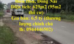 Sở Hữu Ngay Lô Đất Mặt Tiền Đường Thành Thái Tại Xã Phước Tân, TP Biên Hòa, Đồng Nai