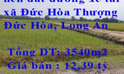 Chính chủ cần bán nền đất đường xe tải, xã Đức Hòa Thượng, Đức Hòa, Long An