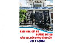 Chính chủ bán nhà giá rẻ đường DT768 gần KDL Bửu Long, Vĩnh Cửu, Đồng Nai; 1,87 tỷ; 0933427844