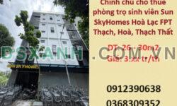 ✔️Chính chủ cho thuê phòng trọ sinh viên Sun SkyHomes Hoà Lạc FPT Thạch Hoà, Thạch Thất; 0912390638
