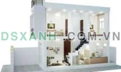 Bán căn nhà trệt lầu Vsip 2 cạnh chợ Vĩnh Tân Tân Uyên, dt 70m2, shr, chỉ cần 480tr thanh toán nhận nhà