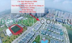 Cho thuê Shophouse San Hô 06 hoàn thiện Đối diện VIN UNI làm cafe, nhà hàng tại Vinhomes Ocean Park Gia Lâm