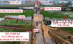 8.700 m2 đât thổ cư mặt tiền Hồ Chí Minh – Chơn Thành Đức Hòa, cách KCN TTC 500m giá rẽ