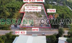 9.200 m2 đất thổ cư mặt tiền ĐT 821, Đức Hòa, Long An…cạnh 2 KCN giá rẽ nhất vùng