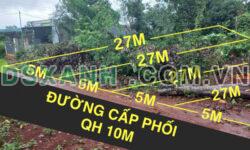 Bán 4 lô đất tại CƯ SUÊ ĐAK LAK, sẵn SHR DT 5×27. Giá đầu tư chỉ 350tr/lô. Lh ngay;0933102868.
