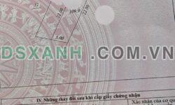 Bán đất ngay sau chợ Vó Ngựa, P. Tân Thành, TP Thái Nguyên – DT 110m2