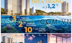 Quỹ căn độc quyền 9 căn Studio view biển giá đợt 1. Chiết khấu 28% trực tiếp vào giá bán