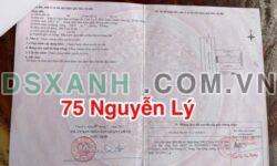 CẦN BÁN LÔ ĐẤT ĐƯỜNG NGUYỄN LÝ – HOÀ XUÂN