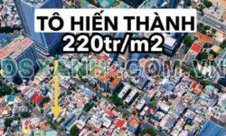 BÁN NHÀ MẶT TIỀN ĐƯỜNG TÔ HIẾN THÀNH – GIÁ TỐT NHẤT KHU VỰC