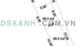 Bán đất Kinh Bắc 59.6m2, nở hậu, ngõ ô tô, giá dưới 2 tỷ