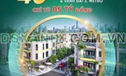 Bán nhà phố Bcons Eden Park, đường Bình Thung, 65m2, giá 5 tỷ