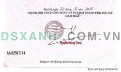 Bán đất thổ cư 5×27 Phước Hòa, Huyện Phú Mỹ. Giá tốt
