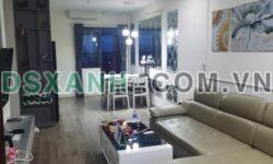 Cho thuê chung cư Thanh Bình 2N2VS full đồ, tầng cao – 13tr/tháng