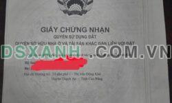 Bán đất 183m2 MT QL4A, TT Đông Khê, Thạch An – Giá tốt nhất