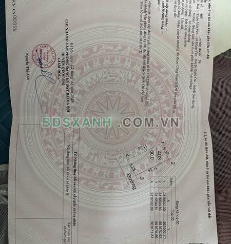 Bán đất thổ cư 60m2, nhà cấp 4 Việt Yên, Phú Cát, Huyện Quốc Oai