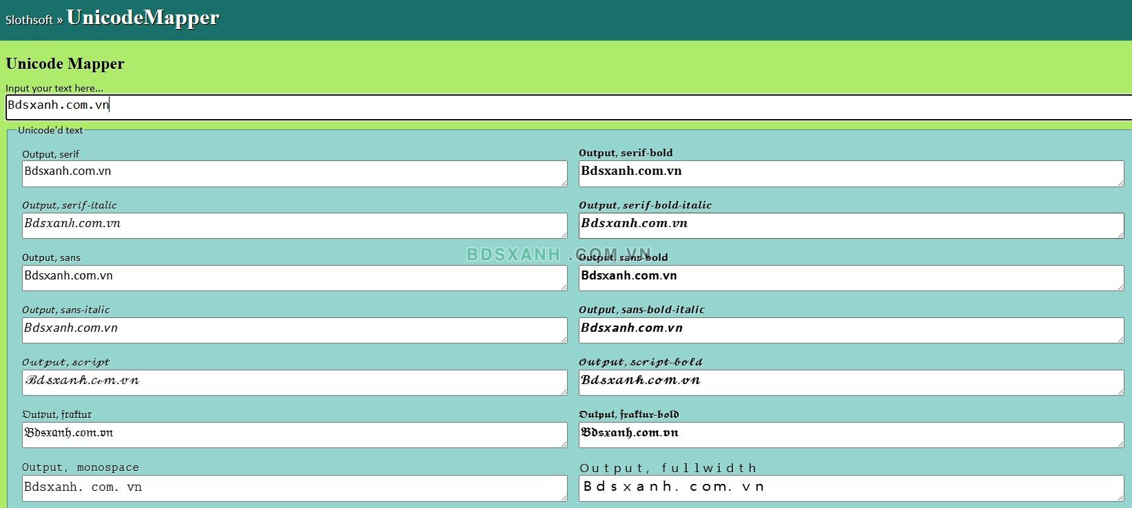 Tool Unicode Text Convert