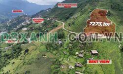 Bán đất Sa Pa 7273m2 View săn mây, MT 123m, giá nhỉnh 2tr/m2