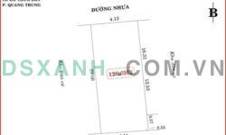 Bán đất 126m² Phường Quang Trung, TP Vinh – Ngay Chợ Vinh Giá 3.8 tỷ