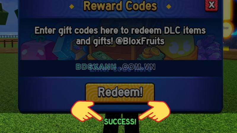 Nhập Code Blox Fruit Mới Nhất 4