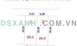 Bán đất 198m2 full thổ cư, MT 10.8m, Bắc Phú, Sóc Sơn. Chia 2 siêu đẹp