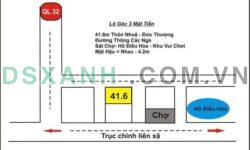 Bán đất 41.6m2, 3 mặt thoáng, giá tốt – Xã Đức Thượng, Huyện Hoài Đức