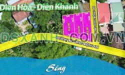 Bán 3 lô view sông Diên Lạc, Nha Trang. 85m2-89.5m2. Giá từ 750tr