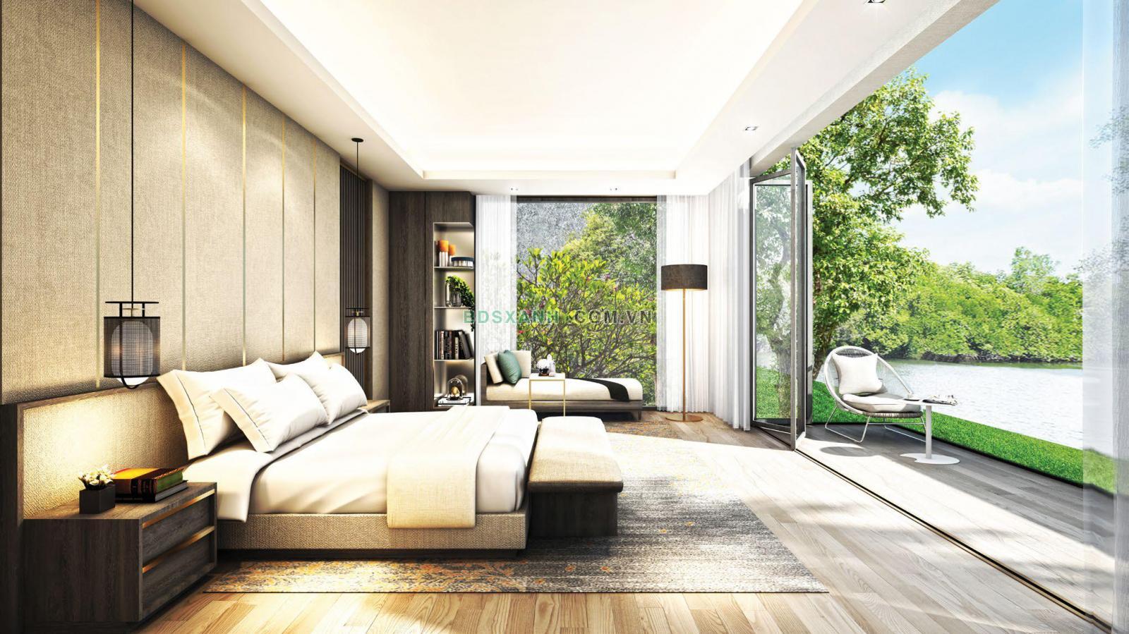 Thiết kế phòng ngủ view bờ sông