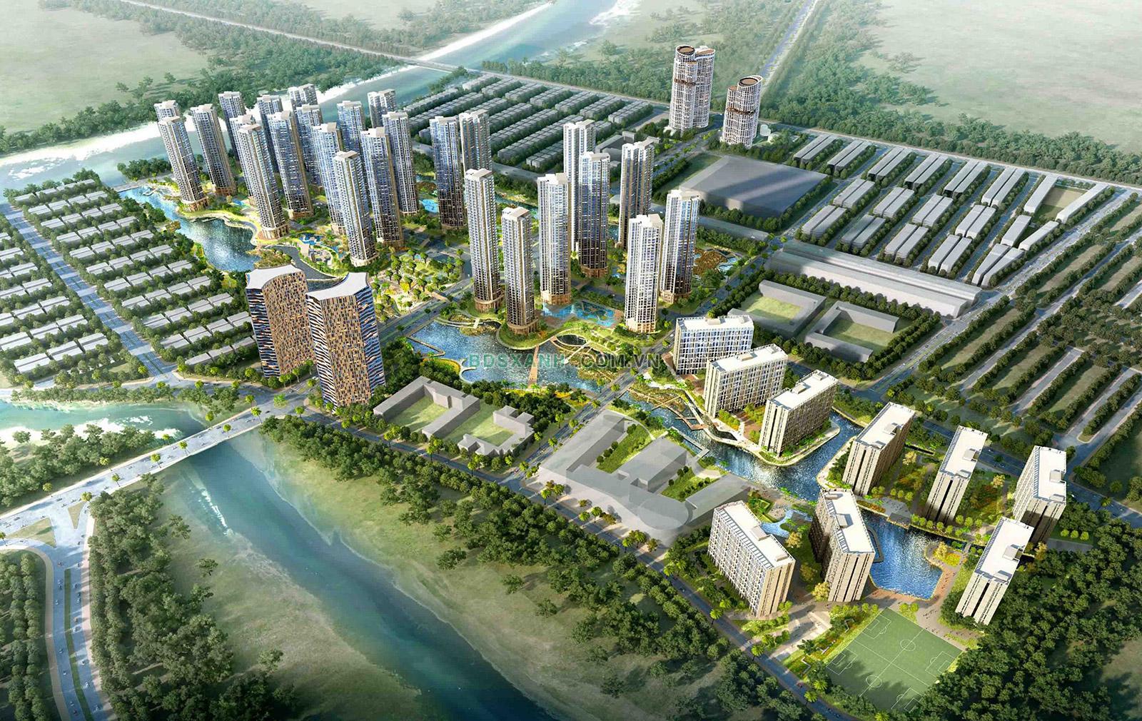 Phối cảnh tổng thể dự án khu đô thị The Global City Quận 2