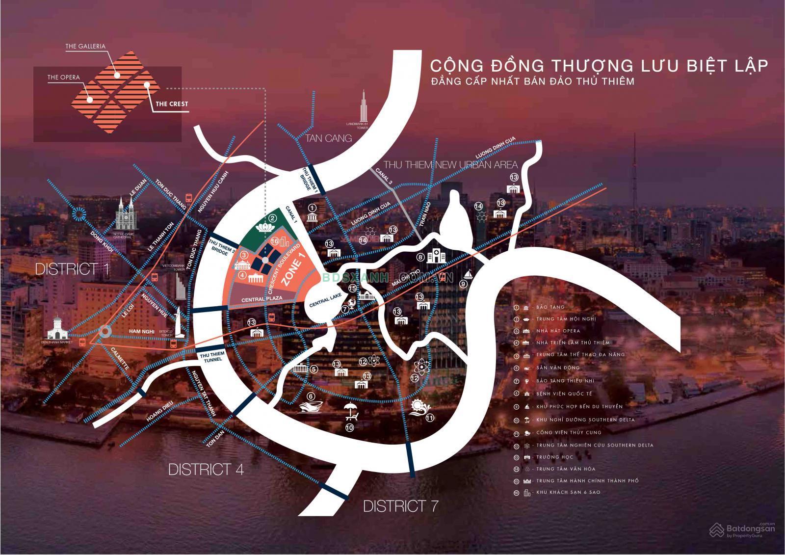 Bản đồ vị trí The Galleria Residence