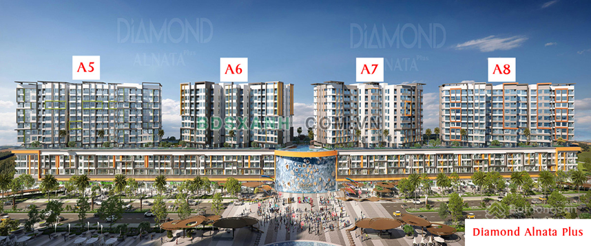 Phối cảnh phân khu Diamond Alnata Plus