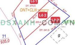 Bán lô đất nghỉ dưỡng 241.5m2 full thổ cư, Kim Truy, Kim Bôi