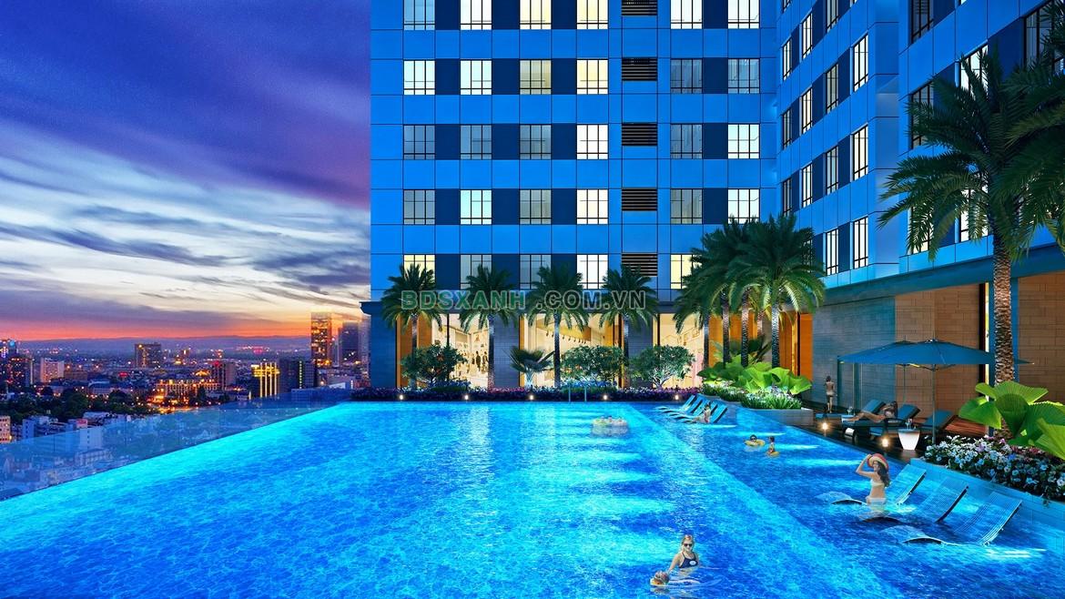Hồ bơi chất lượng cao tại dự án