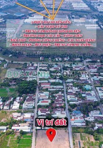 Bán Đất Thổ Cư 5x24m, Tân An Hội, Huyện Củ Chi, Giá 2 Tỷ