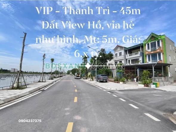 Bán Đất Xã Yên Mỹ, Huyện Thanh Trì, 42m², 6.X Tỷ, Lô Góc View Hồ