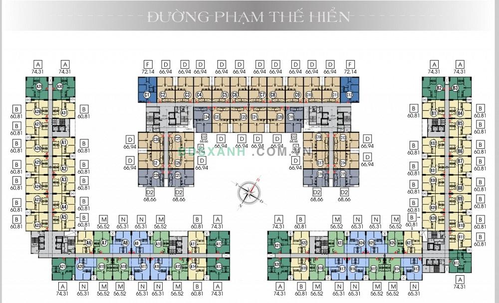 Mặt bằng tầng điển hình